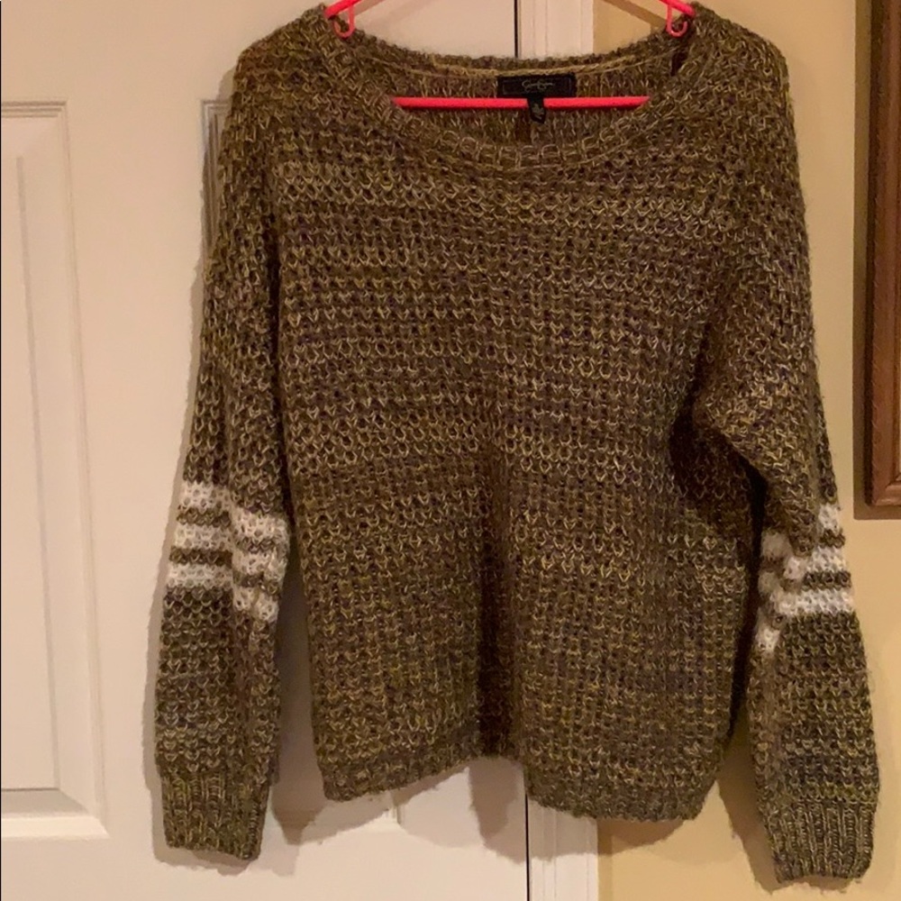 Hunter Green Jessica Simpson Knit Sweater